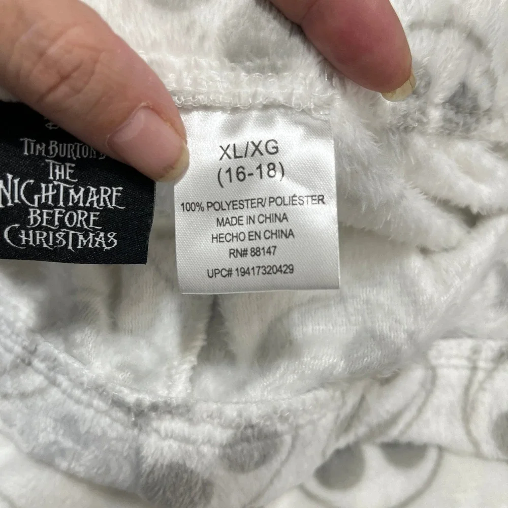 Disney Nightmare Before Christmas Plush Lounge Shorts Women XL Jack Skellington - Picture 4 of 10